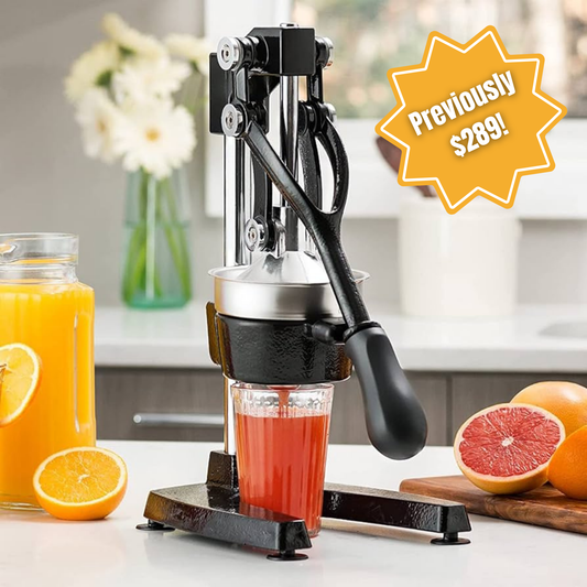 The "Purely Impressed" Cast-Iron Manual Juicer